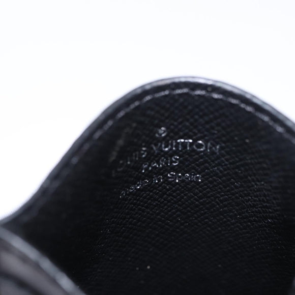 LOUIS VUITTON Monogram Eclipse Card Case M61690 LV Auth 184880A