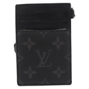 LOUIS VUITTON Monogram Eclipse Card Case M61690 LV Auth 184880A-13