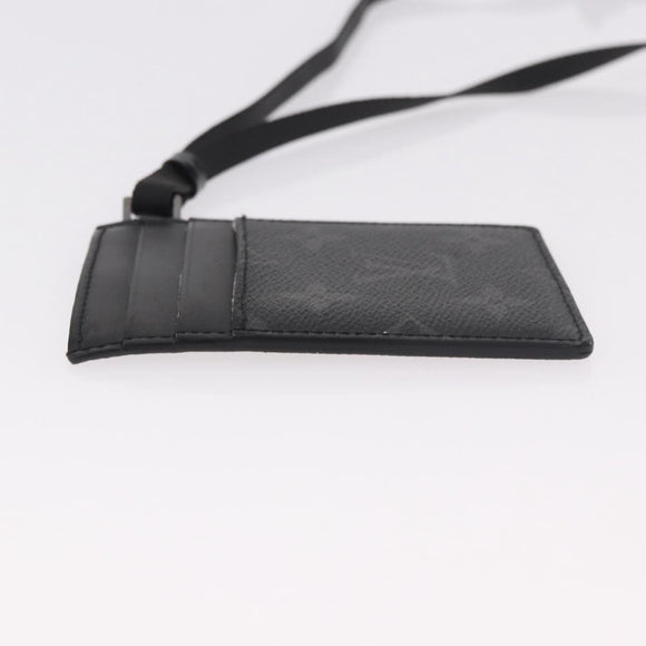 LOUIS VUITTON Monogram Eclipse Card Case M61690 LV Auth 184880A