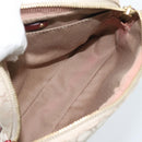 CELINE Macadam Canvas Shoulder Bag Beige Gold Auth 184882V-11