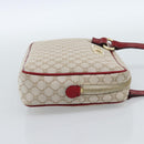 CELINE Macadam Canvas Shoulder Bag Beige Gold Auth 184882V-4