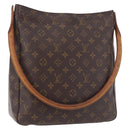 LOUIS VUITTON Monogram Looping GM Shoulder Bag M51145 LV Auth 184884-1