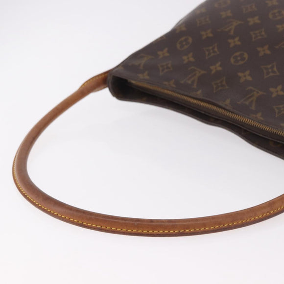 LOUIS VUITTON Monogram Looping GM Shoulder Bag M51145 LV Auth 184884