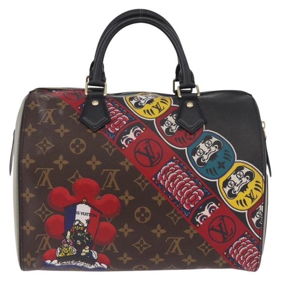 LOUIS VUITTON Monogram Kabuki Kansai Speedy 30 Hand Bag M43505 LV Auth 184886SM