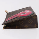 LOUIS VUITTON Monogram Reverse Trio Posh Toilette Clutch M11254 LV Auth 184887SM-21