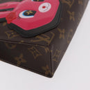 LOUIS VUITTON Monogram Reverse Trio Posh Toilette Clutch M11254 LV Auth 184887SM-24