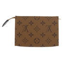 LOUIS VUITTON Monogram Reverse Trio Posh Toilette Clutch M11254 LV Auth 184887SM-35
