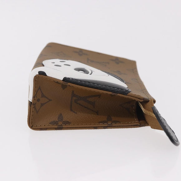LOUIS VUITTON Monogram Reverse Trio Posh Toilette Clutch M11254 LV Auth 184887SM