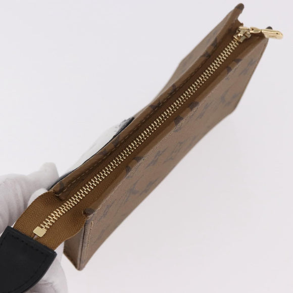 LOUIS VUITTON Monogram Reverse Trio Posh Toilette Clutch M11254 LV Auth 184887SM