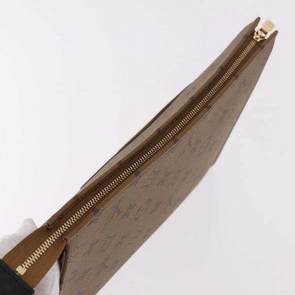 LOUIS VUITTON Monogram Reverse Trio Posh Toilette Clutch M11254 LV Auth 184887SM