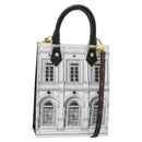 LOUIS VUITTON Monogram Fornasetti Petit Sac Plat Bag M80991 LV Auth 184888SM-1