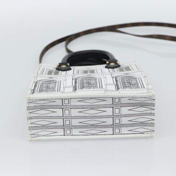 LOUIS VUITTON Monogram Fornasetti Petit Sac Plat Bag M80991 LV Auth 184888SM