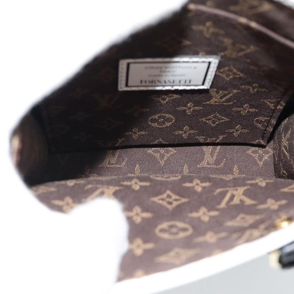 LOUIS VUITTON Monogram Fornasetti Petit Sac Plat Bag M80991 LV Auth 184888SM