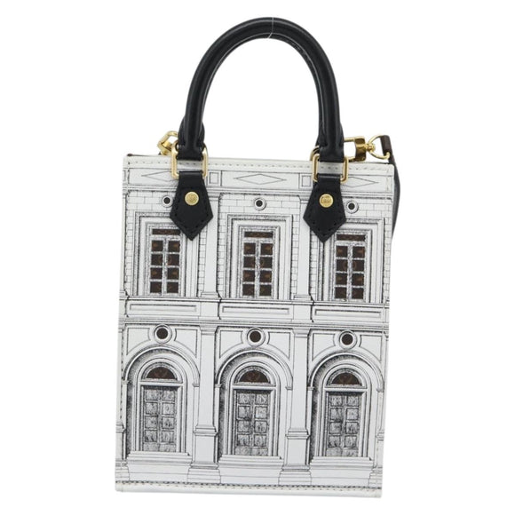 LOUIS VUITTON Monogram Fornasetti Petit Sac Plat Bag M80991 LV Auth 184888SM