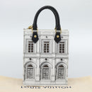 LOUIS VUITTON Monogram Fornasetti Petit Sac Plat Bag M80991 LV Auth 184888SM-12