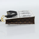 LOUIS VUITTON Monogram Fornasetti Petit Sac Plat Bag M80991 LV Auth 184888SM-3