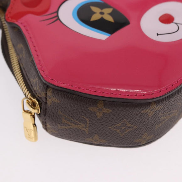 LOUIS VUITTON Monogram Wallet On Chain Rabbit Bag Rose M11452 LV Auth 184890SM