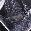PRADA Tote Bag Pile Wit Zilver Auth 184897V-25