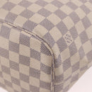 LOUIS VUITTON Damier Azur Neverfull MM Tote Bag N41605 LV Auth 184900-16