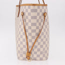 LOUIS VUITTON Damier Azur Neverfull MM Tote Bag N41605 LV Auth 184900-3