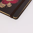 LOUIS VUITTON Monogram Vivienne Notebook MM Jane & Sticker GI1485 Auth 184901M-14
