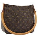 LOUIS VUITTON Monogram Looping MM Shoulder Bag M51146 LV Auth 184902SAV-1