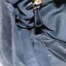 Miu Miu Matelasse Shoulder Bag Leather 2way Black Gold Auth 184904M-24