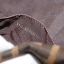 FENDI Zucca Canvas Mamma Baguette Shoulder Bag Black Brown Auth 184907SAM-11
