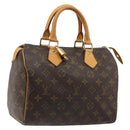 LOUIS VUITTON Monogram Speedy 25 Hand Bag M41528 LV Auth 184910V-1