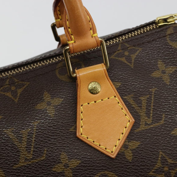 LOUIS VUITTON Monogram Speedy 25 Hand Bag M41528 LV Auth 184910V