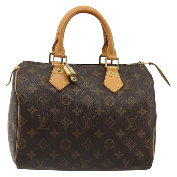 LOUIS VUITTON Monogram Speedy 25 Hand Bag M41528 LV Auth 184910V
