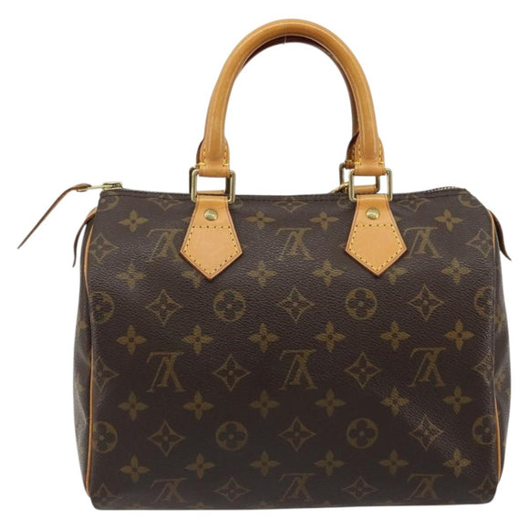 LOUIS VUITTON Monogram Speedy 25 Hand Bag M41528 LV Auth 184910V