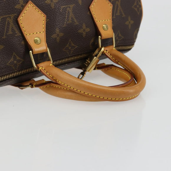 LOUIS VUITTON Monogram Speedy 25 Hand Bag M41528 LV Auth 184910V