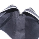 CELINE Macadam Canvas Shoulder Bag PVC Black Silver Auth 184915SAM-18