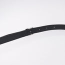 CELINE Macadam Canvas Shoulder Bag PVC Black Silver Auth 184915SAM-8