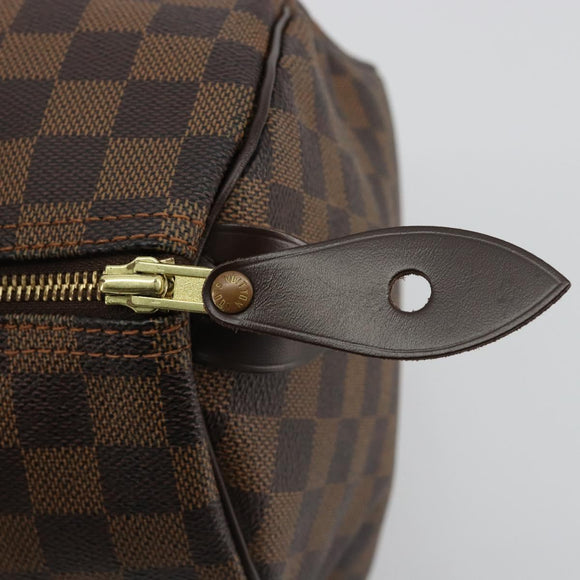 LOUIS VUITTON Damier Ebene Speedy 30 Hand Bag N41364 LV Auth 184917SAV