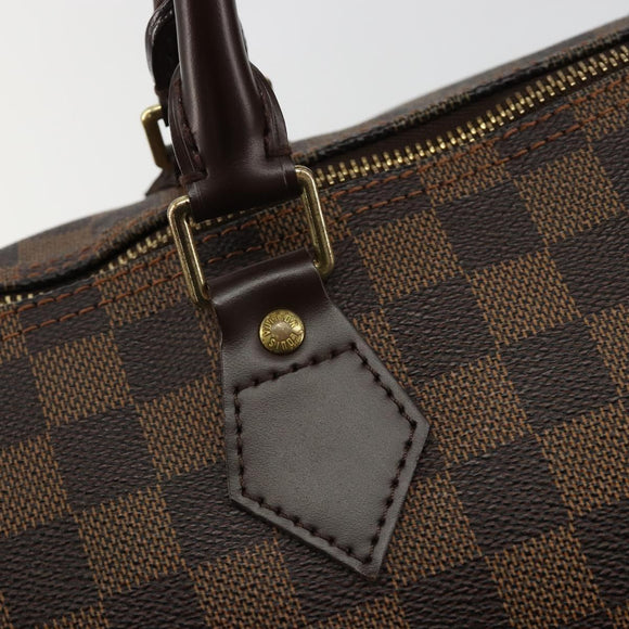 LOUIS VUITTON Damier Ebene Speedy 30 Hand Bag N41364 LV Auth 184917SAV