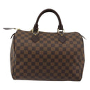 LOUIS VUITTON Damier Ebene Speedy 30 Hand Bag N41364 LV Auth 184917SAV-3