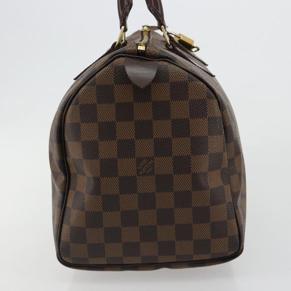 LOUIS VUITTON Damier Ebene Speedy 30 Hand Bag N41364 LV Auth 184917SAV
