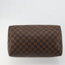 LOUIS VUITTON Damier Ebene Speedy 30 Hand Bag N41364 LV Auth 184917SAV-9