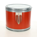 HERMES Saddle Box Accessory Case metal Orange 800108E Auth 184919-5