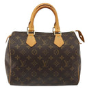 LOUIS VUITTON Monogram Speedy 25 Hand Bag M41528 LV Auth 184920V-2