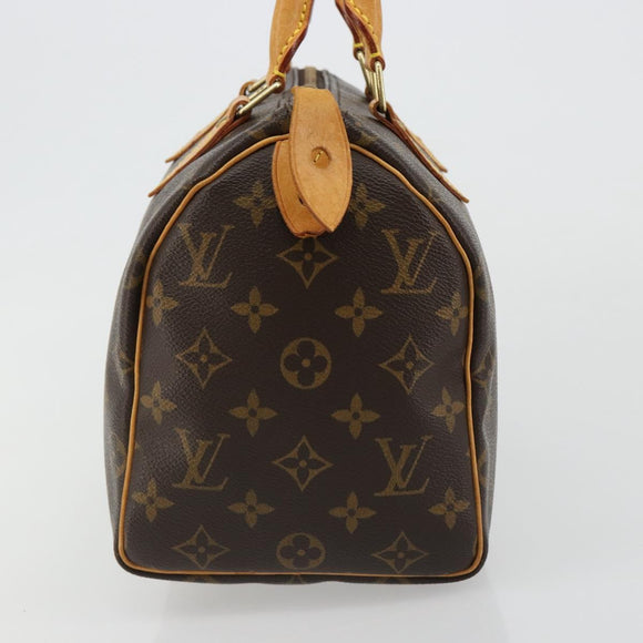 LOUIS VUITTON Monogram Speedy 25 Hand Bag M41528 LV Auth 184920V