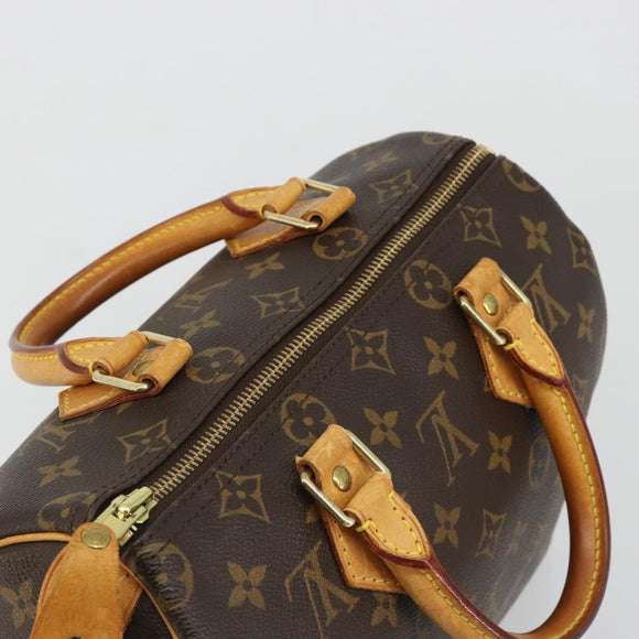 LOUIS VUITTON Monogram Speedy 25 Hand Bag M41528 LV Auth 184920V