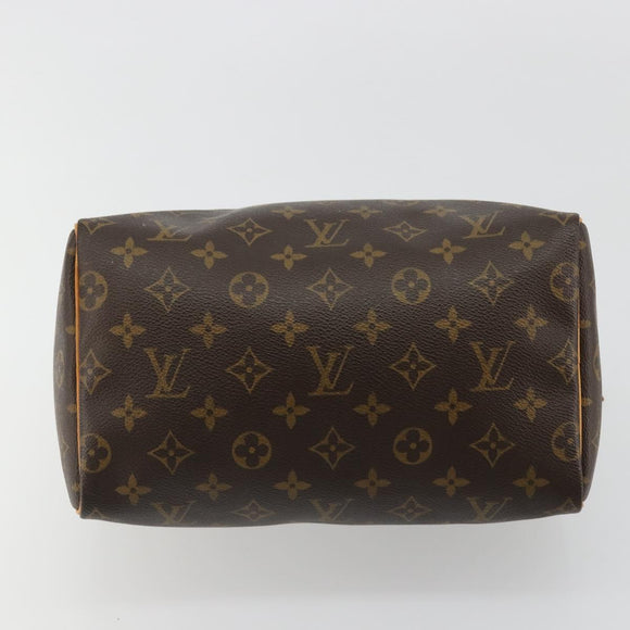 LOUIS VUITTON Monogram Speedy 25 Hand Bag M41528 LV Auth 184920V