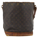 LOUIS VUITTON Monogram Noe Shoulder Bag M42224 LV Auth 184922-2