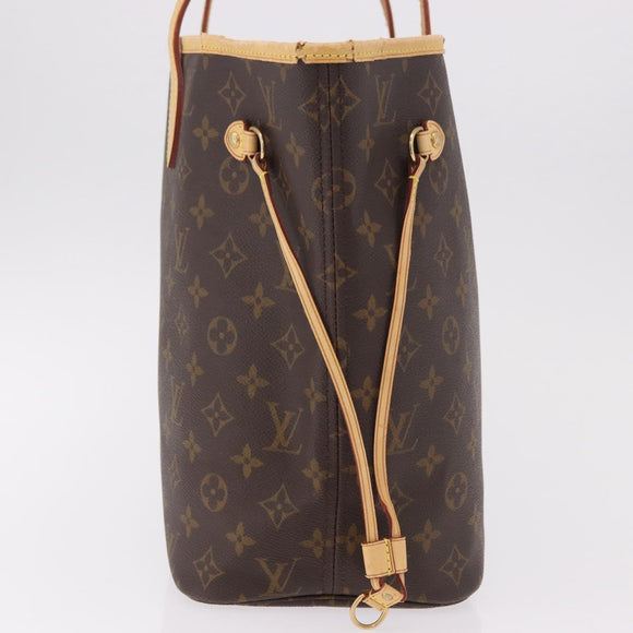 LOUIS VUITTON Monogram Neverfull MM Tote Bag M40156 LV Auth 184923A
