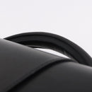 CARTIER Business Bag Leather Black Silver Auth 184924-8