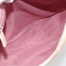 Christian Dior Trotter Canvas Shoulder Bag PVC Pink Silver Auth 184929-17