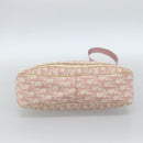 Christian Dior Trotter Canvas Shoulder Bag PVC Pink Silver Auth 184929-9